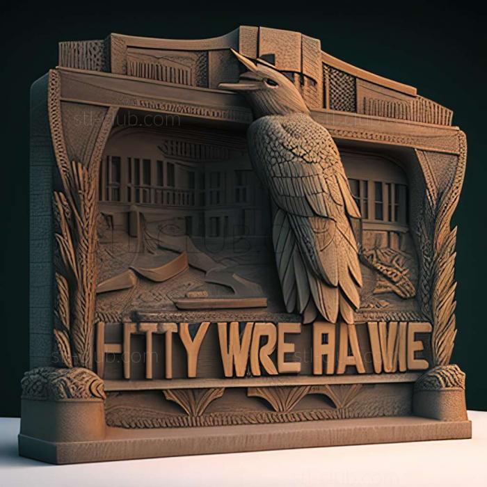 3D model Fort Wayne Indiana (STL)